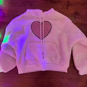 No Boundaries Pink Heart  Hoodie
